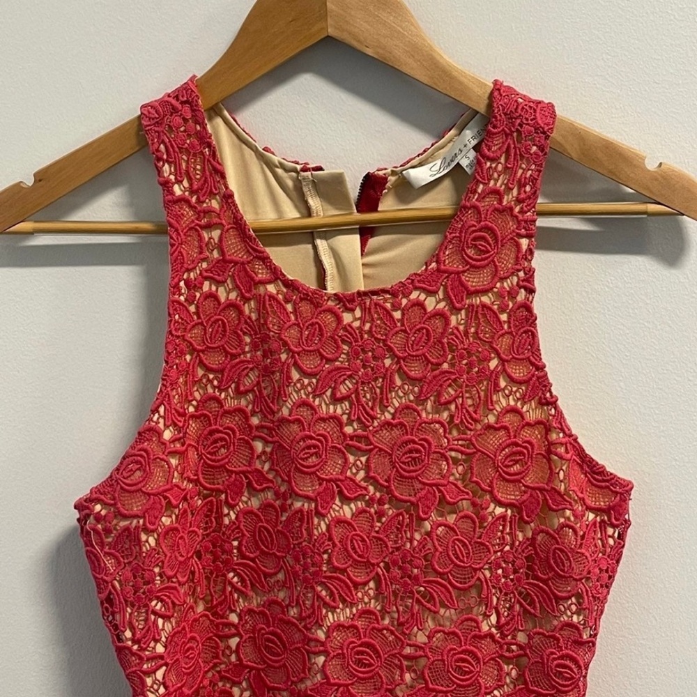 Lovers + Friends Pink Lace Mini Dress - Picture 4 of 5